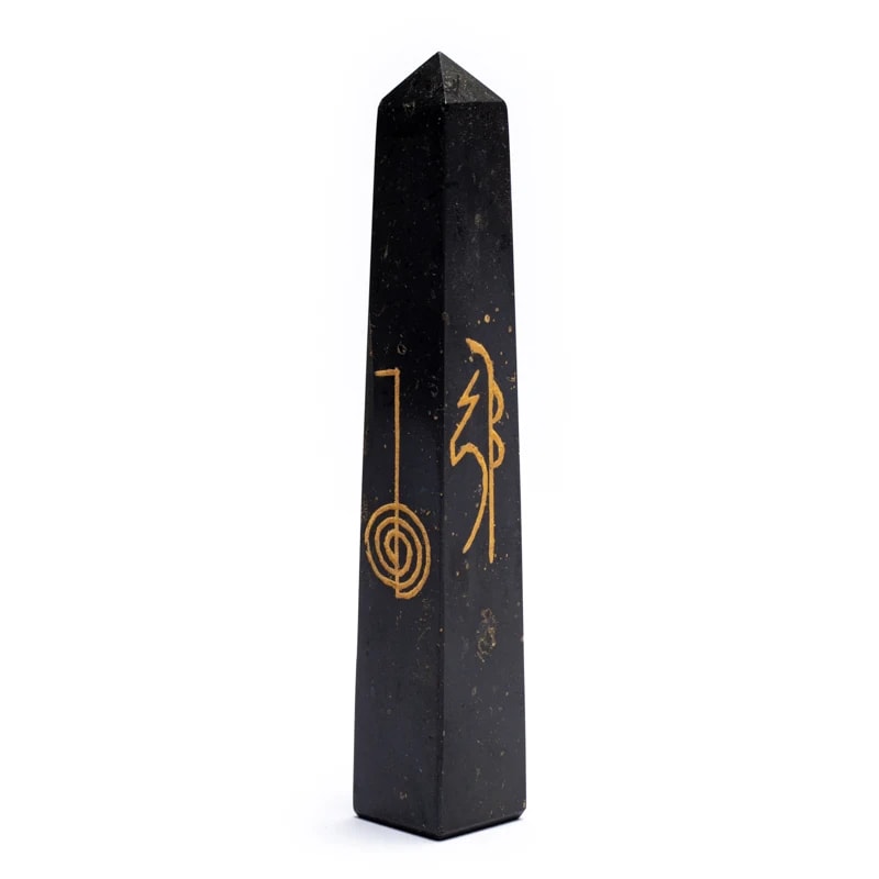 Black Tourmaline Obelisk Reiki
